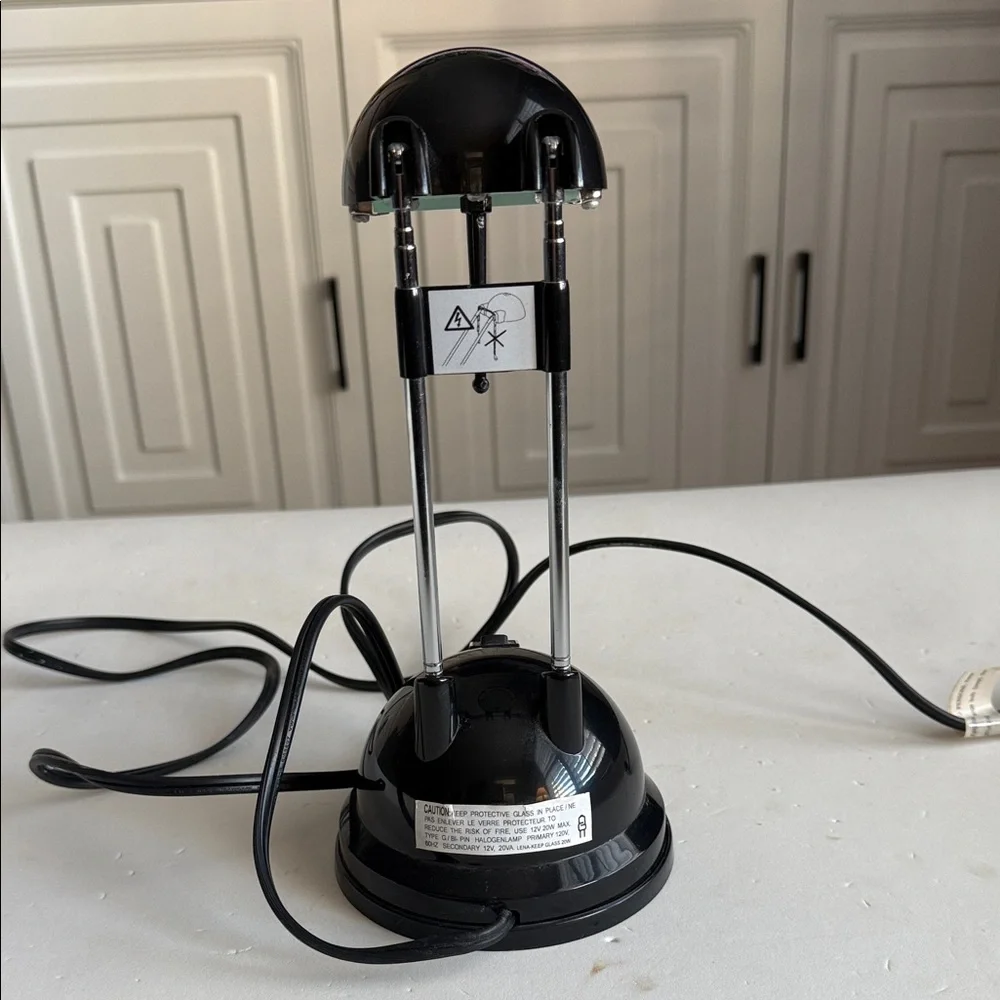 Ikea Espressivo Vintage Sleek Adjustable Black Table Lamp